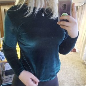 VINTAGE velvet shirt